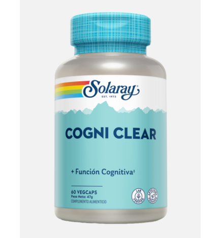 Cogni Clear 60 Capsulas Vegetales Solaray