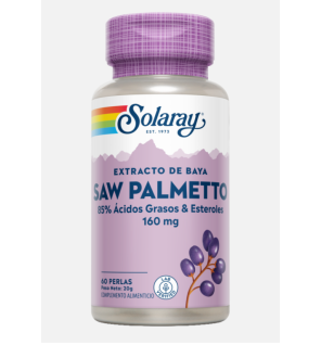 Saw Palmetto 60 Capsulas Solaray