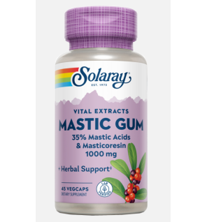 Mastic Gum 1000 Mg 45 Capsulas Vegetales Solaray