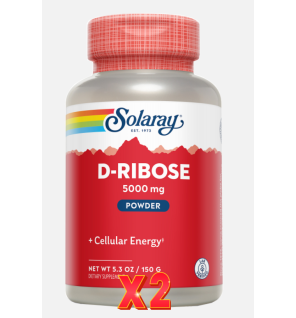 Pack de 2 unidades D-Ribose 150A Gramos Solaray