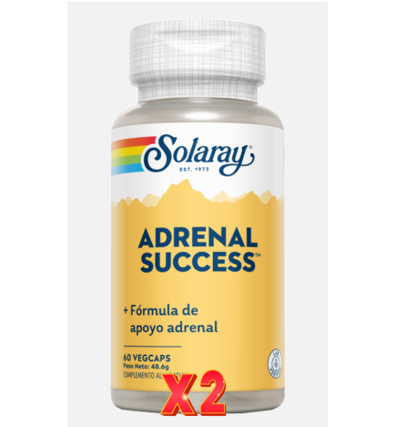 Pack de 2 unidades Adrenal Success 60 Caps Solaray
