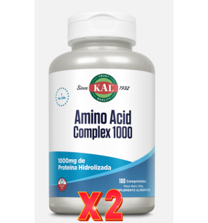 Pack de 2 unidades Amino Acid Complex 100 Comprimidos Solaray