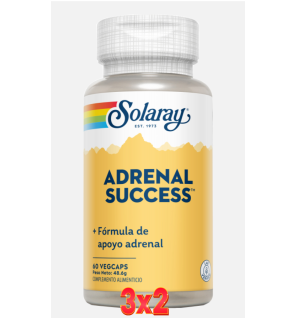 Pack de 3x2 unidades Adrenal Success 60 Caps Solaray