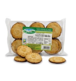 Galletas Eko Con Fondo De Chocolate 200G Bio Vegan Belsi
