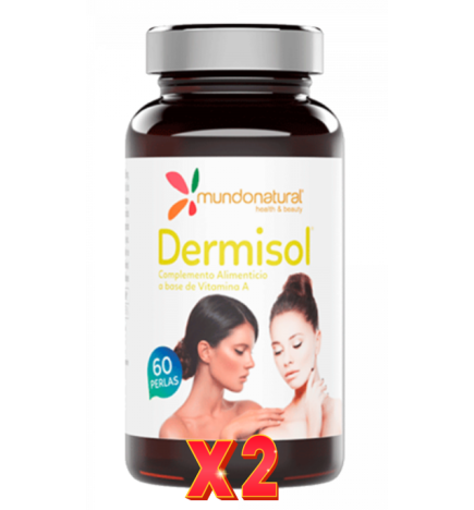 Pack de 2 unidades Dermisol 60 Perlas Mundo Natural