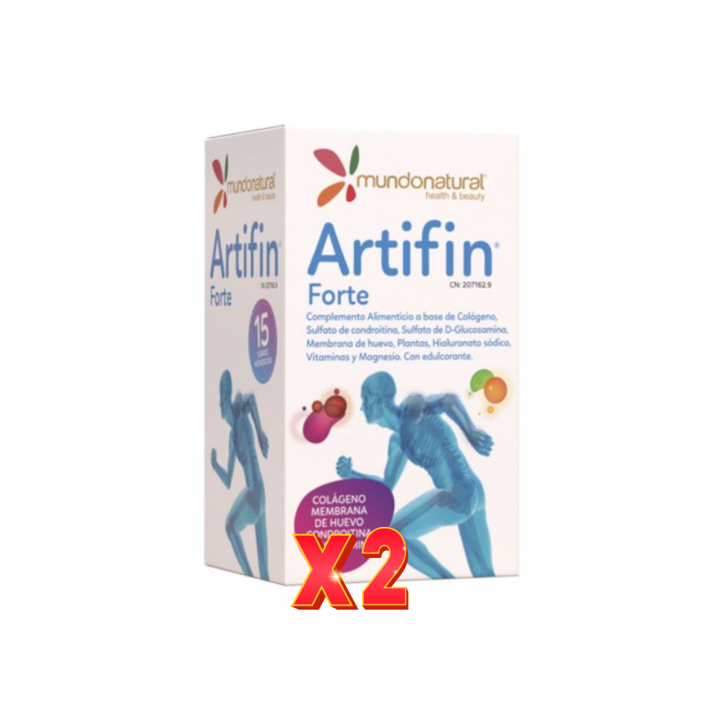 Pack de 2 unidades Artifin Forte 15 Sobres Mundo Natural Pack de 2 unidades Artifin Forte 15 Sobres Mundo Natural