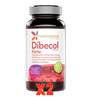 Pack de 2 unidades Dibecol Forte 60 Capsulas Mundo Natural