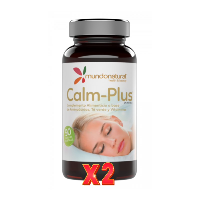 Pack de 2 unidades Calm-Plus 90 Capsulas Mundo Natural Pack de 2 unidades Calm-Plus 90 Capsulas Mundo Natural