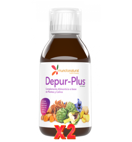 Pack de 2 unidades Depur-Plus 500 Ml Mundo Natural