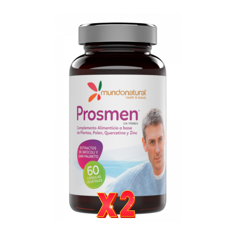 Pack de 2 unidades Prosmen 60 Capsulas Mundo Natural