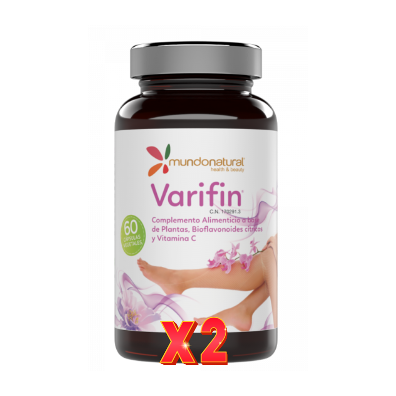 Pack de 2 unidades Varifin 60 Capsulas Mundo Natural