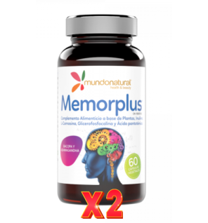 Pack de 2 unidades Memorplus 60 Capsulas Mundo Natural