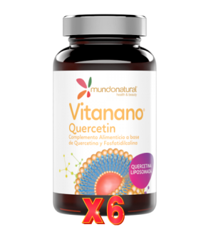 Pack de 6 unidades Vitanano Quercetin Liposomado 30 Capsulas Mundo Natural