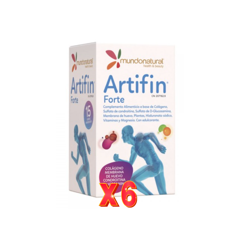 Pack de 6 unidades Artifin Forte 15 Sobres Mundo Natural