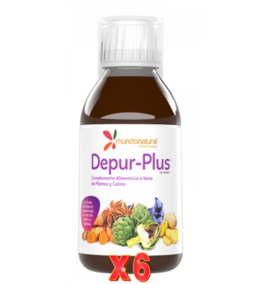 Pack de 6 unidades Depur-Plus 500 Ml Mundo Natural