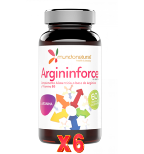 Pack de 6 unidades Argininforce 60 Capsulas Mundo Natural