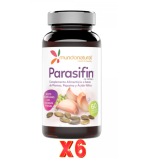 Pack de 6 unidades Parasifin 60 Capsulas Mundo Natural