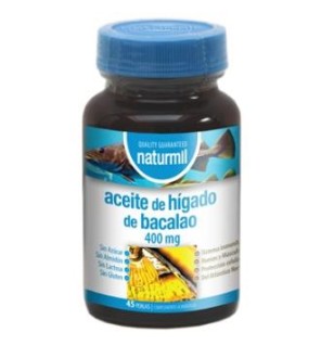Aceite De Hígado De Bacalao 400 Mg 45 Perlas Dietmed