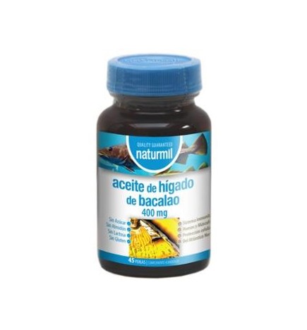Aceite De Hígado De Bacalao 400 Mg 45 Perlas Dietmed