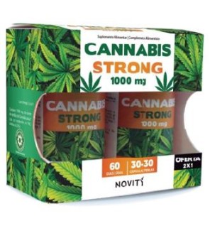 Cannabis Strong 30+30 Perlas Dietmed