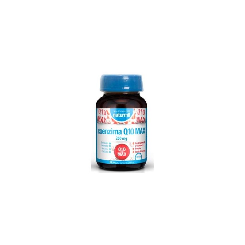 Coenzima Q10 Max 200 Mg 30 Cápsulas Dietmed