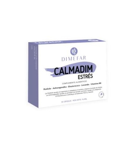 Calmadim Estrés 30 cápsulas de Dimefar