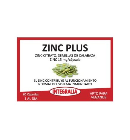 Zinc Plus 60 Capsulas Integralia