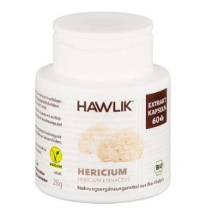 Melena De León (Hericium Erinaceus). Extracto Puro Bio 60 Capsulas vegetales De Hawlik