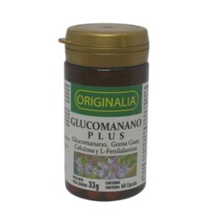 Glucomanano Plus (Saciante Originalia) 60 Capsulas Integralia