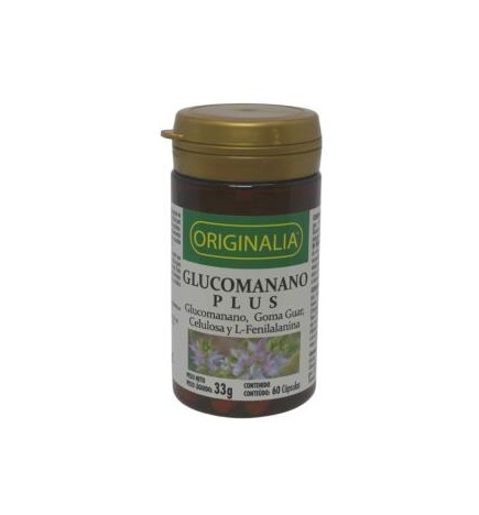 Glucomanano Plus (Saciante Originalia) 60 Capsulas Integralia