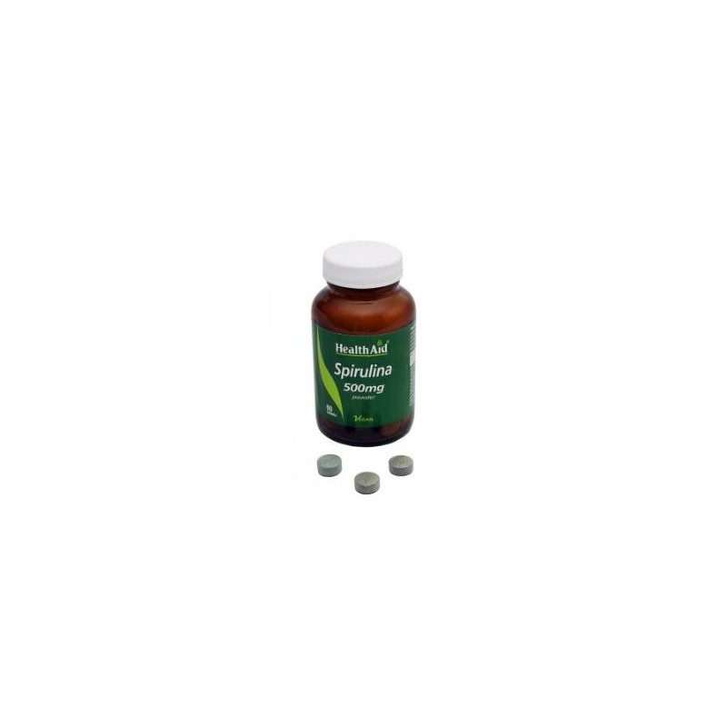 Espirulina (Spirulina Platensis) 500 Mg 60 Comprimidos De Health Aid Espirulina (Spirulina Platensis) 500 Mg 60 Comprimidos De Health Aid