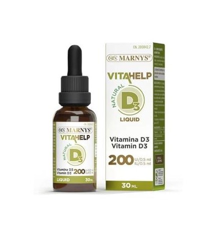 Vitamina D Líquida Botella Con Pipeta 30 Ml Marnys