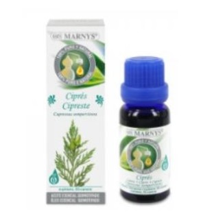 Aceite Esencial Alimentario De Cipres Estuche Con Botella 15 Ml Marnys