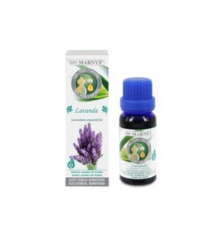 Aceite Esencial Alimentario De Lavanda Estuche Con Botella 15 Ml Marnys