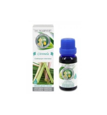 Aceite Esencial Alimentario De Citronella Estuche Con Botella 15 Ml Marnys