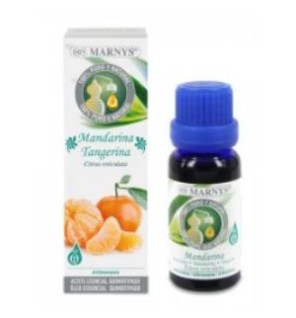 Aceite Esencial Alimentario De Mandarina Estuche Con Botella 15 Ml Marnys