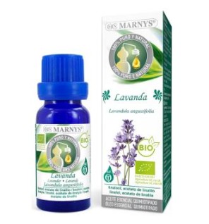 Aceite Esencial Alimentario De Lavanda Bio Estuche Con Botella 10 Ml Marnys