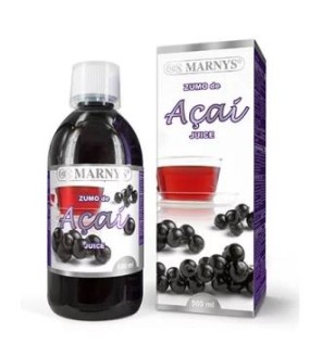 Zumo De Acai 500 Ml Marnys