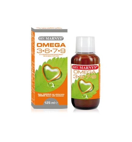 Omega 3, 6, 7, 9 Vegetal Botella 125 Ml Marnys