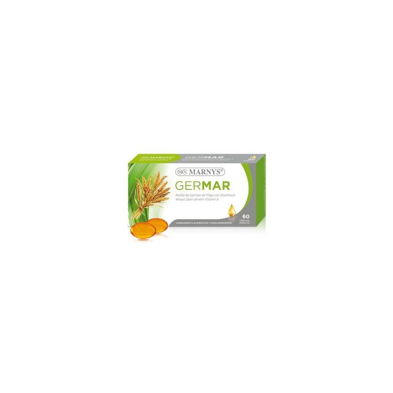 Germar Germen De Trigo+Vitmina E 60 Cápsulas X 500 Mg Marnys Germar Germen De Trigo+Vitmina E 60 Cápsulas X 500 Mg Marnys