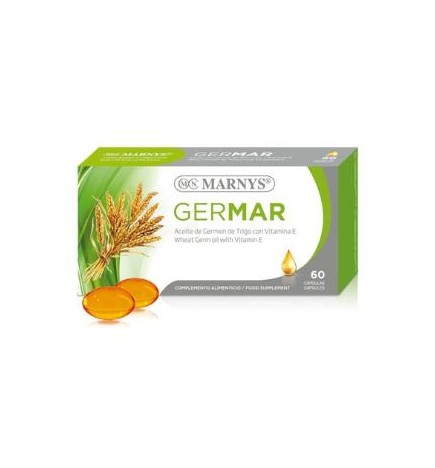 Germar Germen De Trigo+Vitmina E 60 Cápsulas X 500 Mg Marnys