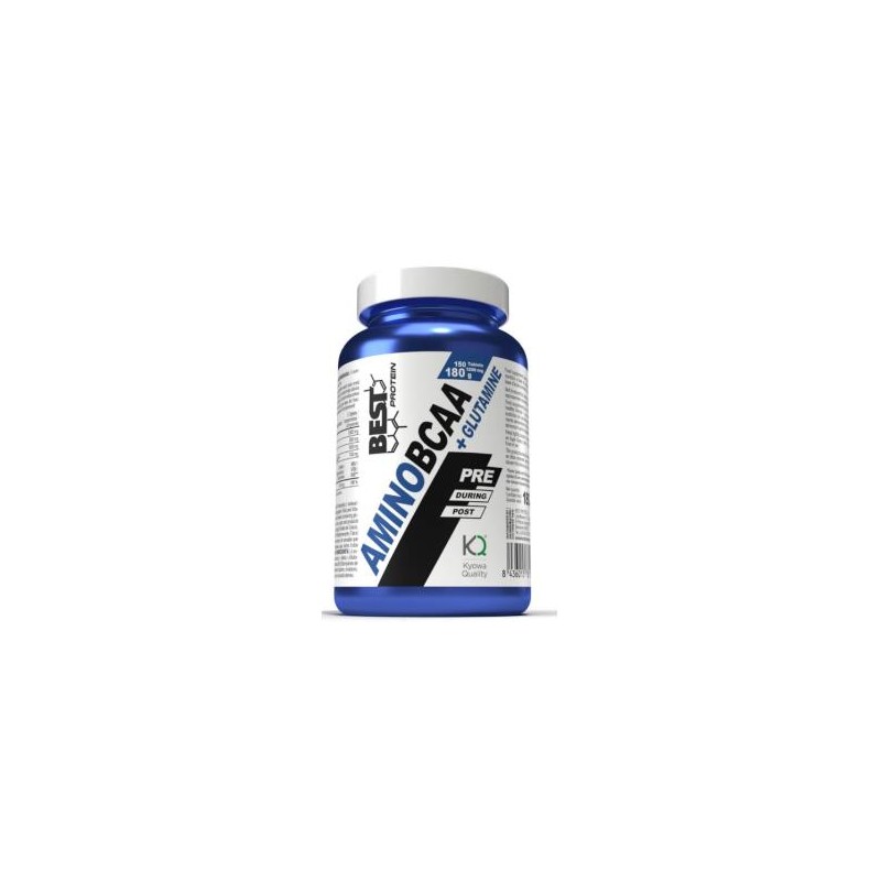 Amino Bcaa+Glutamina 150 Comprimidos Best Protein Amino Bcaa+Glutamina 150 Comprimidos Best Protein