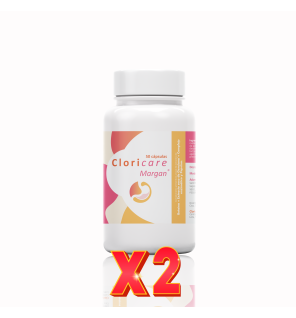 Pack de 2 unidades Cloricare 50 Capsulas Margan