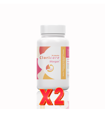 Pack de 2 unidades Cloricare 50 Capsulas Margan