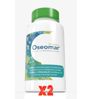 Pack de 2 unidades Oseomar 120 Capsulas Margan