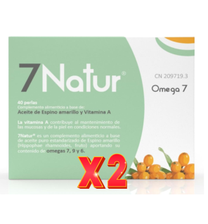 Pack de 2 unidades 7Natur 40 Capsulas Margan