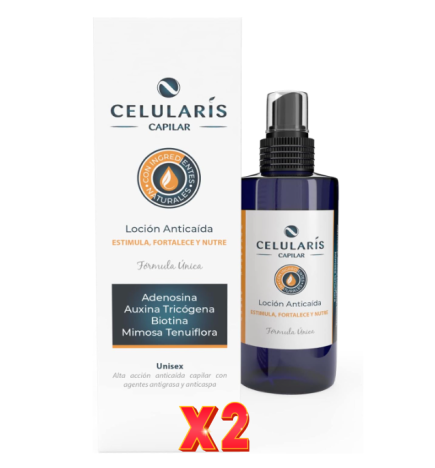 Pack de 2 unidades Celularis Capilar Locion Anticaida Capilar 100 Ml Margan