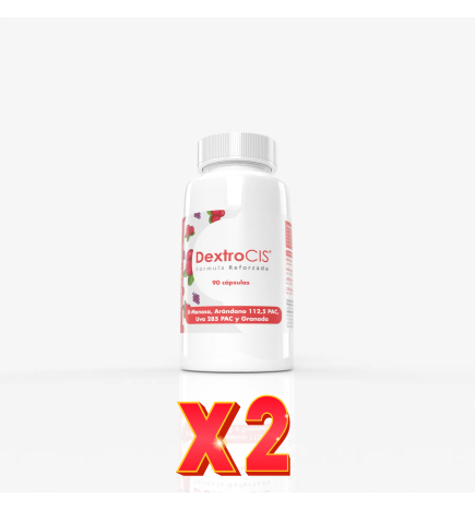 Pack de 2 unidades Dextrocis 90 Capsulas Margan
