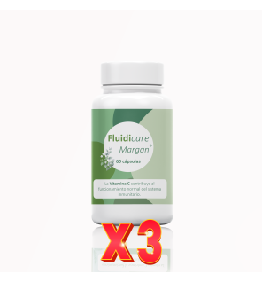 Pack de 3 unidades Fluidicare 60 Capsulas Margan