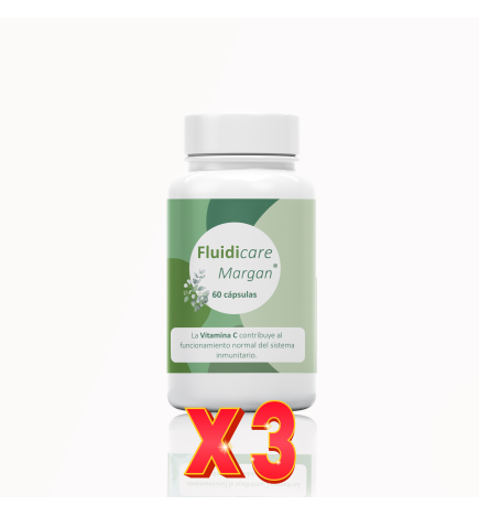Pack de 3 unidades Fluidicare 60 Capsulas Margan